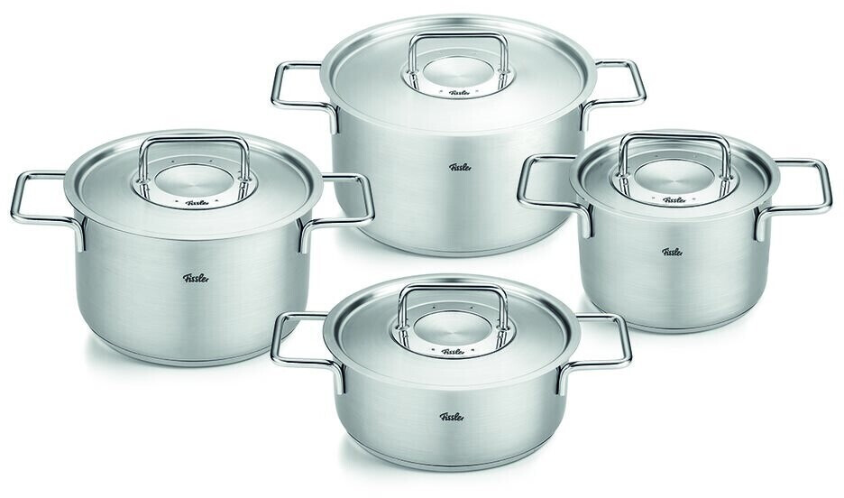 Fissler Pure Collection Stainless Steel Pot Set 4 pcs.