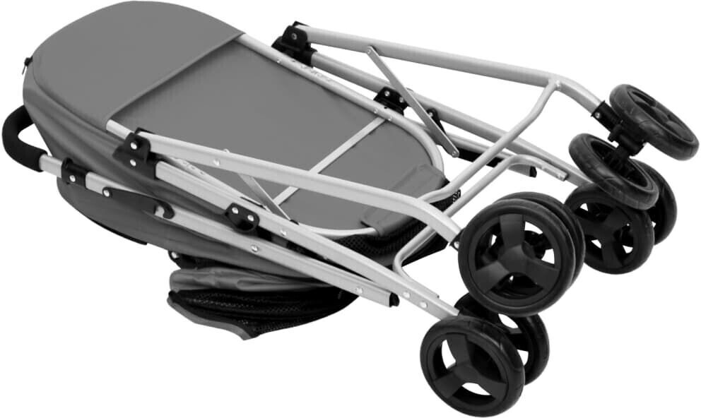 vidaXL Poussette pour chien Grey vidaXL Poussette pour chien Grey