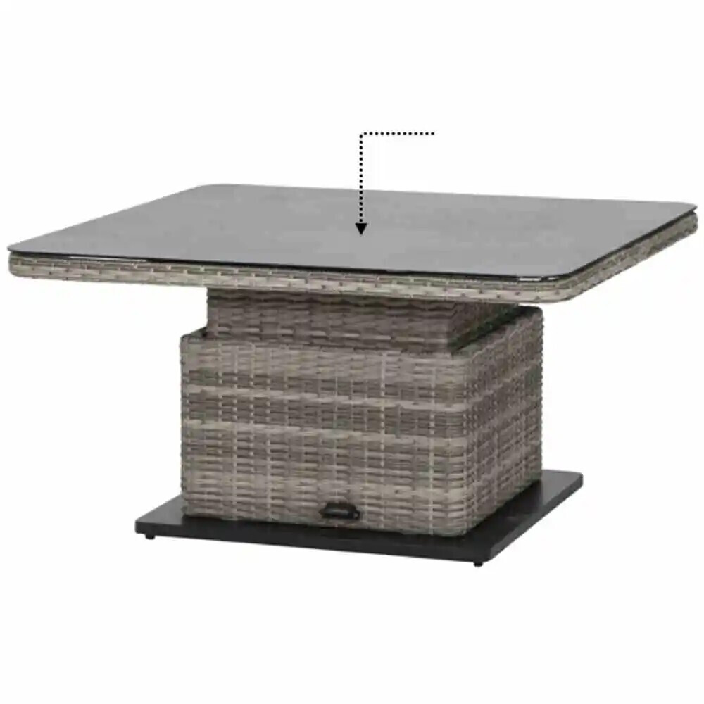 Siena Garden Tischplatte anthrazit 115x115cm zu Lift Tisch (J01915) ab