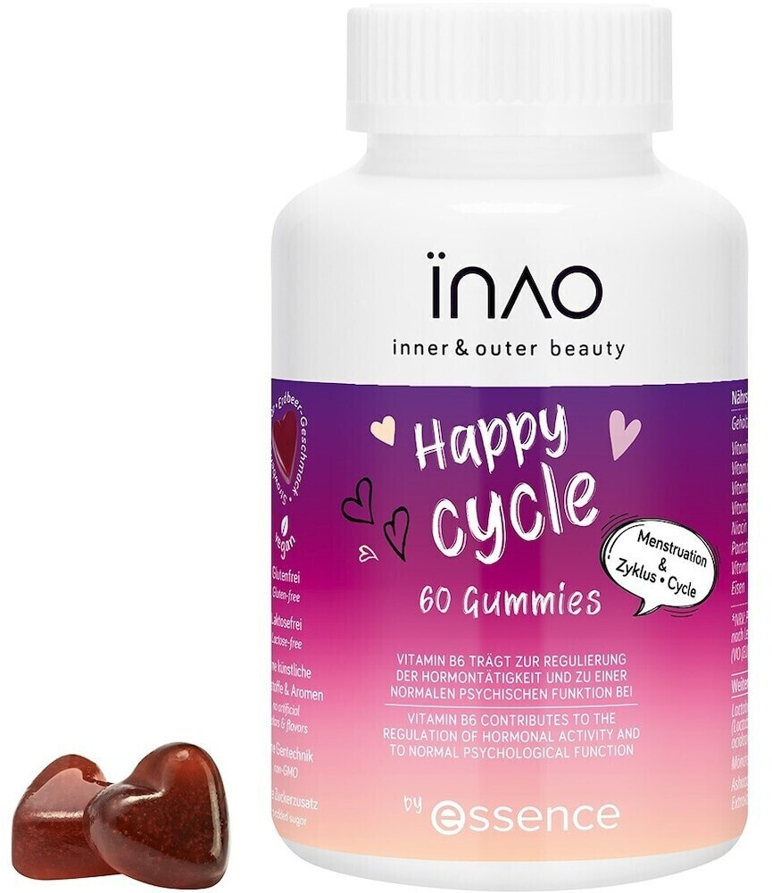 Essence INAO Happy Cycle Gummies 60 Stk. ab 8 99 Preisvergleich bei idealo