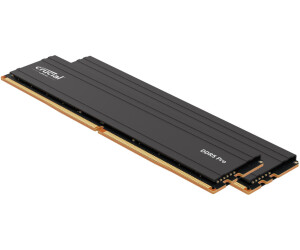 Barrette de RAM - Crucial Pro RAM 32Go Kit (2x16Go) DDR5 5600MT/s (ou  5200MT/s ou