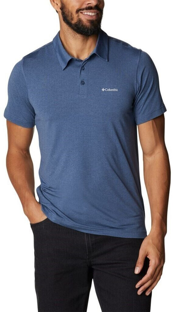 Columbia Men’s Tech Trail™ Polo Shirt (1768701) collegiate navy heather