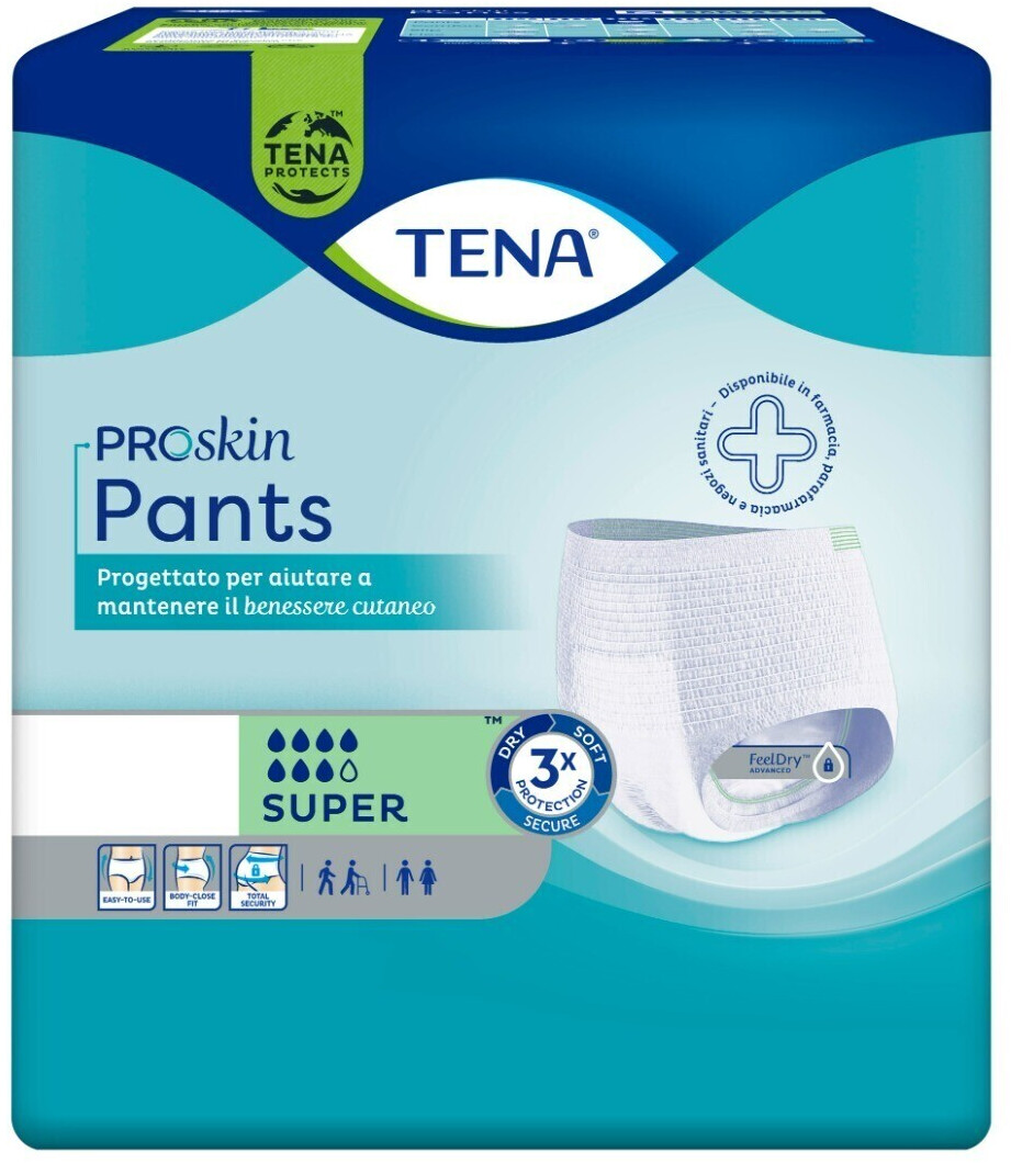 Tena ProSkin Pants Super (10 pz) a € 10,90 (oggi)