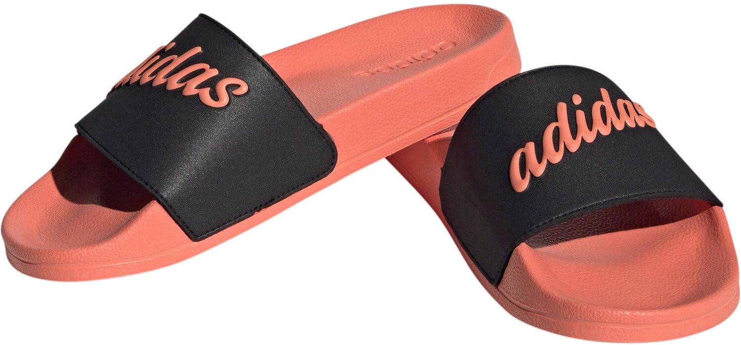 Coral adidas slides cheap