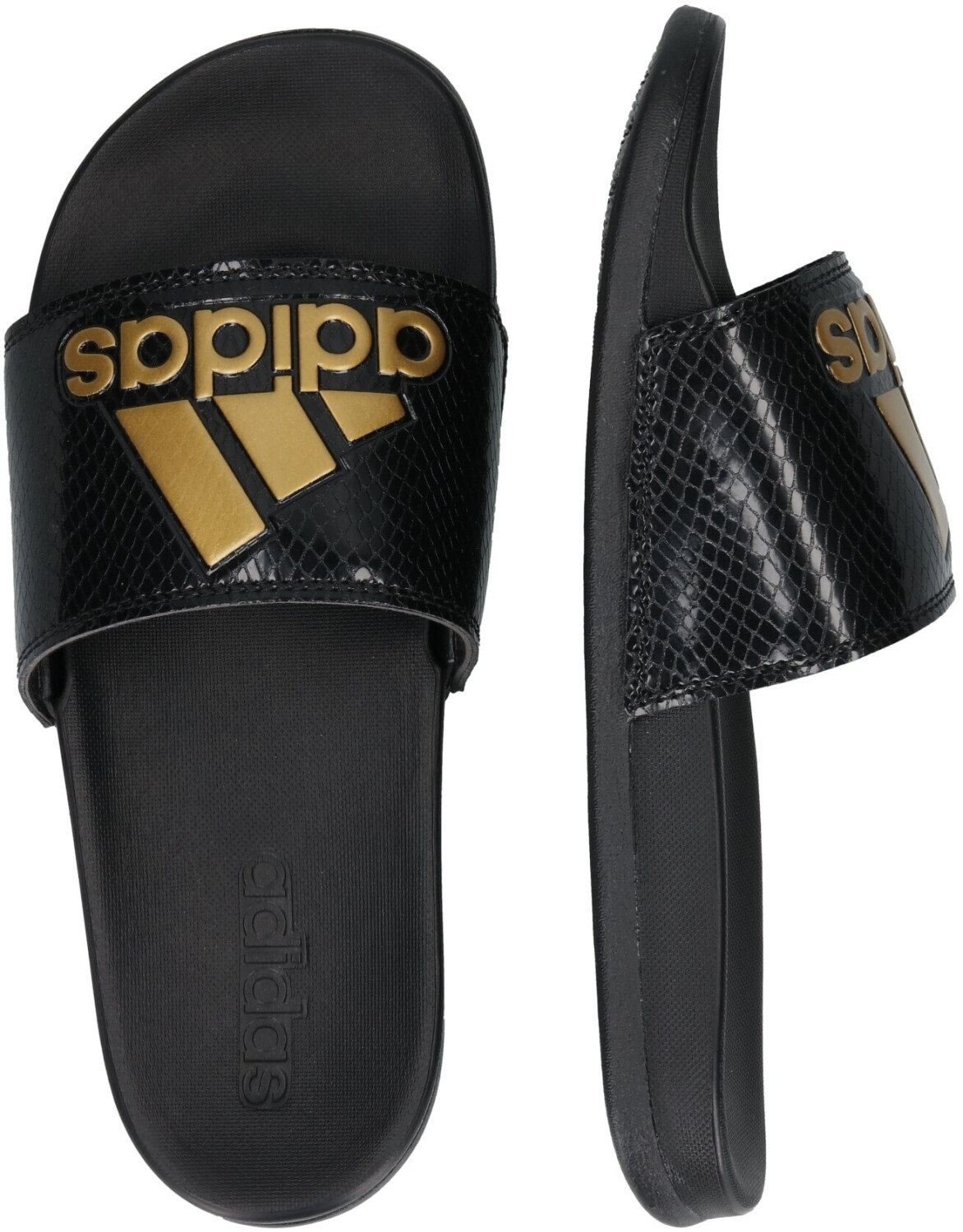 Adidas Adilette Comfort Women core black gold metallic core black ab 33 50 Preisvergleich bei idealo