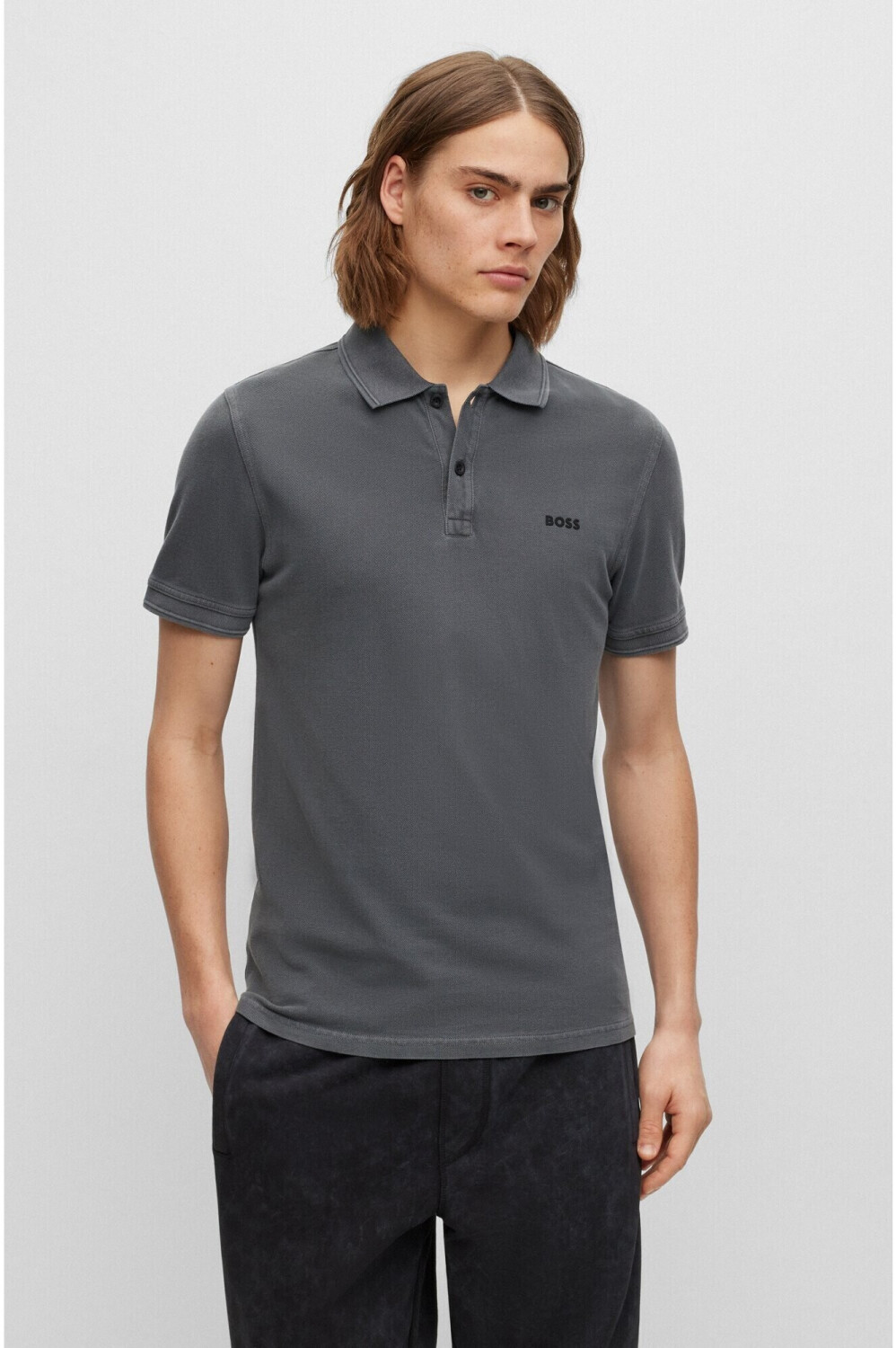 Hugo Boss Prime Slim-Fit Poloshirt (50468576-022) dark grey ab 47,00 € |  Preisvergleich bei