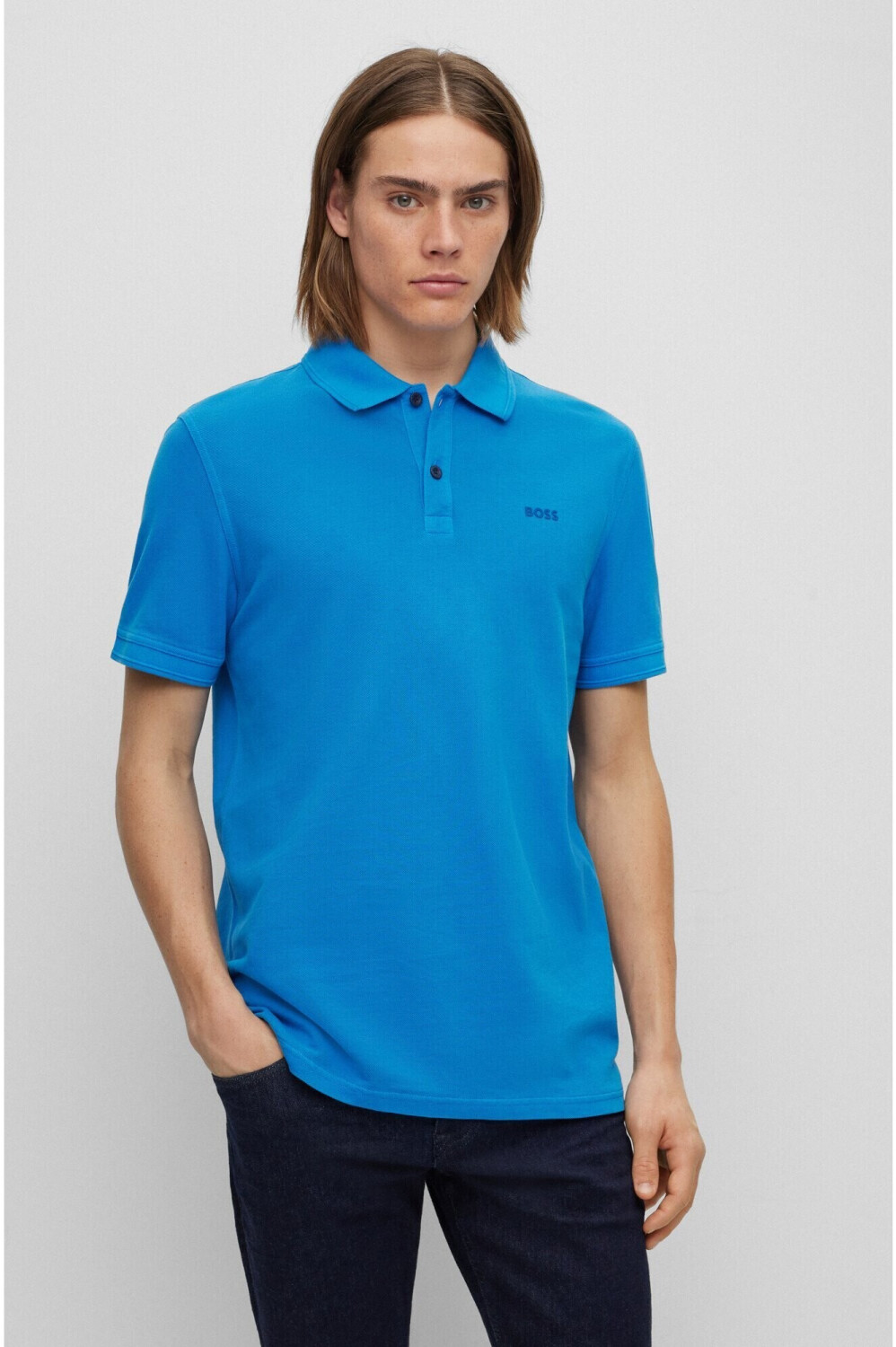 Light blue hugo on sale boss t shirt
