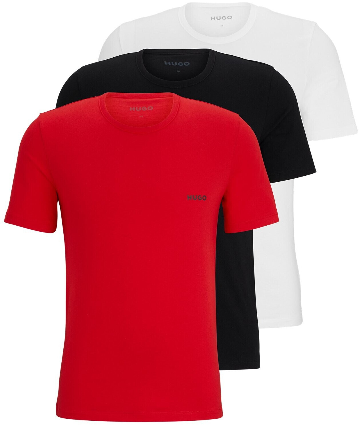 Hugo T SHIRT RN TRIPLET P 50480088 Schwarz Rot WeiB ab 44 95 Preisvergleich bei idealo