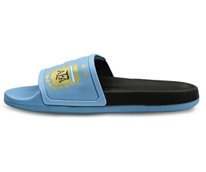 Blue adidas slippers outlet