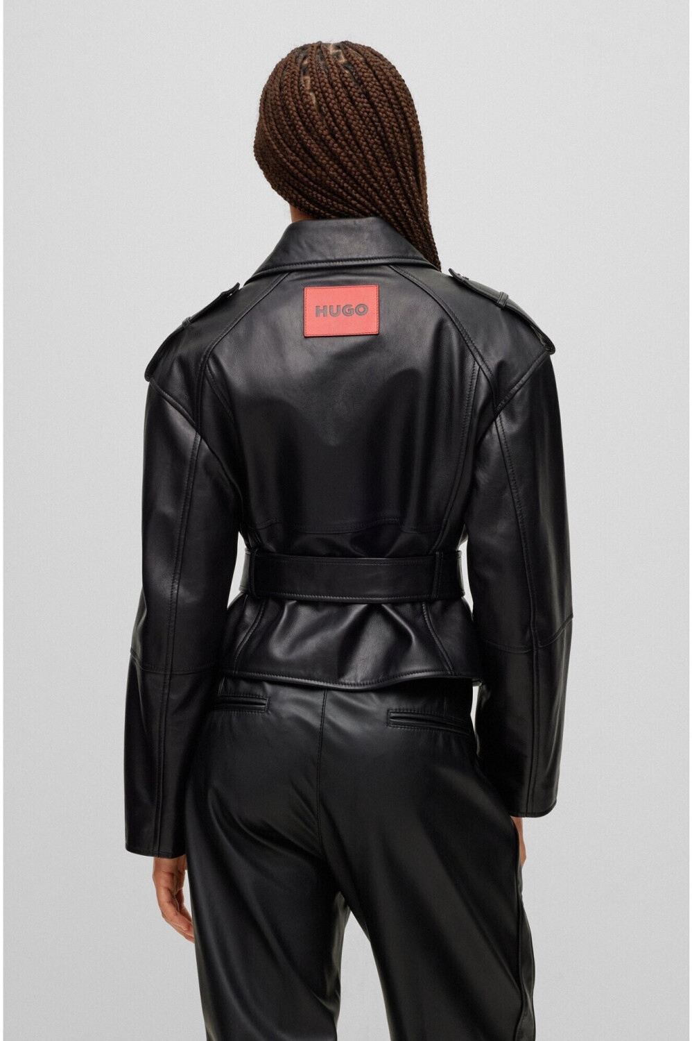 Hugo boss cheap lachlan leather jacket