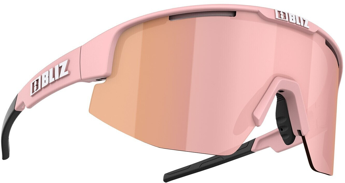 Photos - Sunglasses Bliz Eyewear  Eyewear Matrix Small matt powder pink/brown w rose multi 