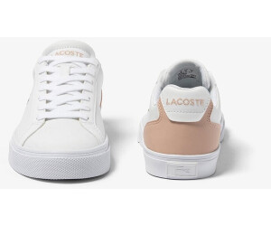 Lacoste Lerond Pro Women Baseline Leather white light pink ab 70