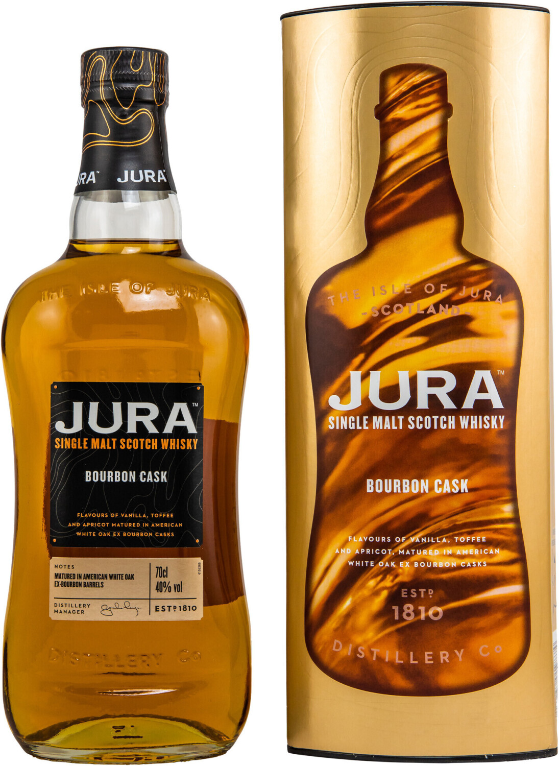 Jura Bourbon Cask Finish Single Malt Scotch Whisky 0,7l 40%
