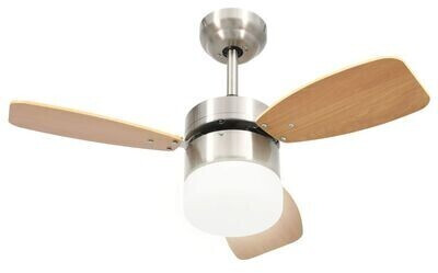 vidaXL Ceiling fan (76 x 41.5 cm) light brown