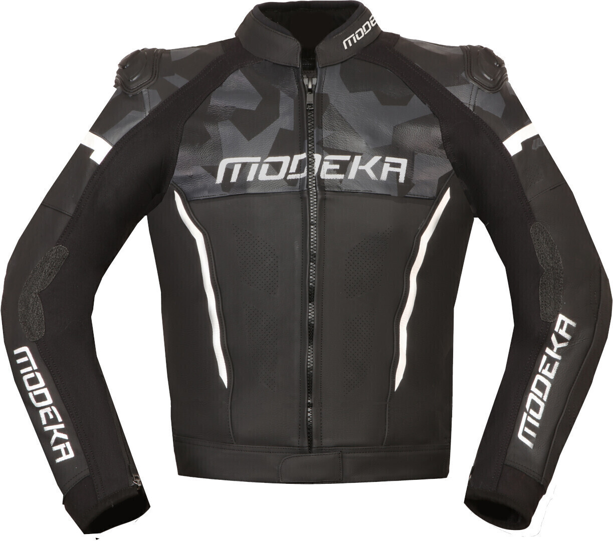 Modeka Blouson Valyant noir/blanc