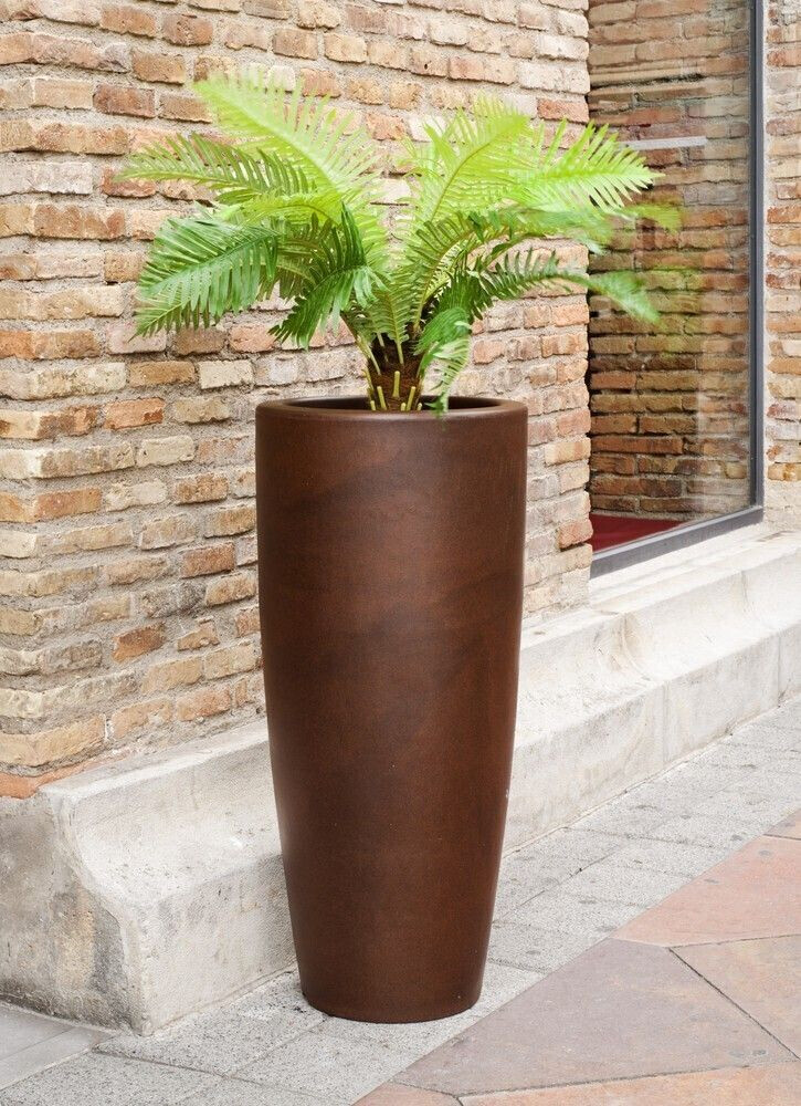 Newgarden BAMBU 90 Blumentopf XXL rund Ø40x90cm bronze ab 103,68