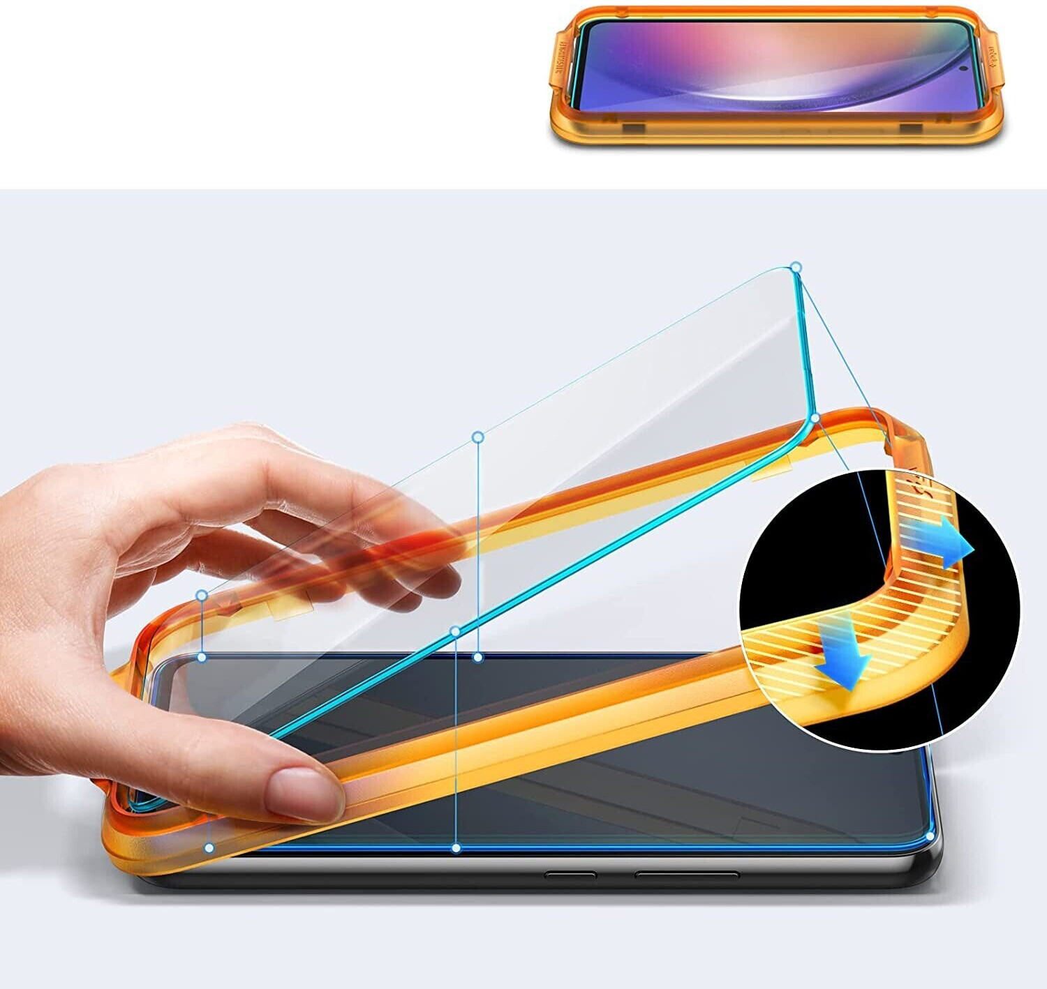 Tempered Glass Spigen Glas.tr ez Fit 2er-Pack iPhone 15 Pro Max Klar -  Shop