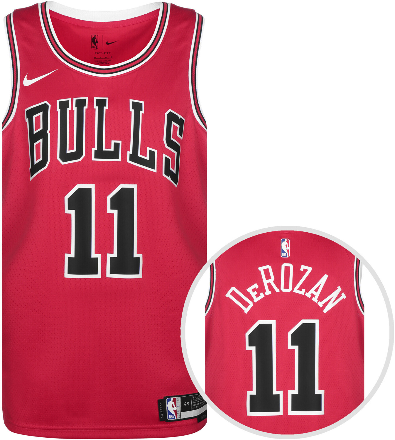Nike Performance NBA Chicago Bulls DeMar DeRozan Statement Swingman Shirt (DN2000) red