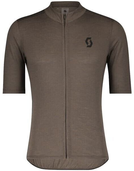 Scott Gravel Merino Short-Sleeve Men's Shirt shadow brown/black