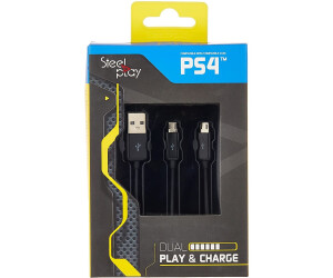 Adaptateur USB Chargeur Rapide pour Manette PS4 - Avec 2x Câble de Charge  Rapide Micro USB