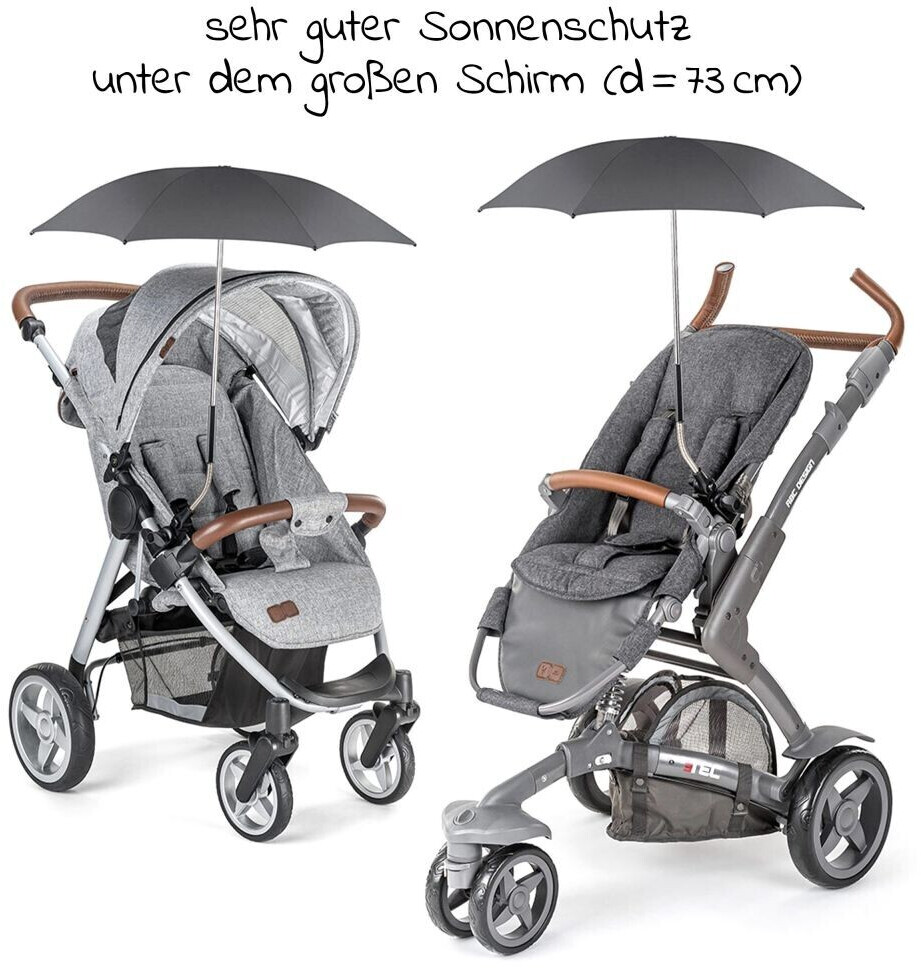 Zamboo Universal Sonnenschirm für Kinderwagen und Buggy - Schwarz ab 21,99  €