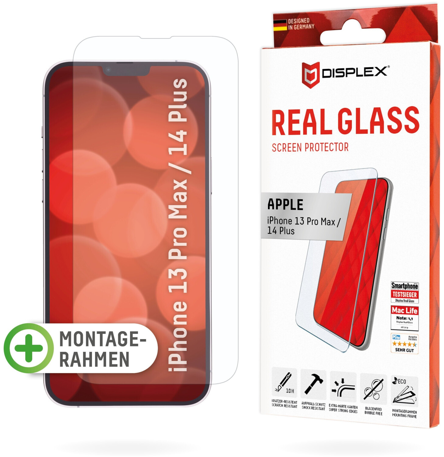 Displex Real Glass, 2D Panzerglas (1 Stück, iPhone 14 Plus), Smartphone  Schutzfolie ab 7,05 €