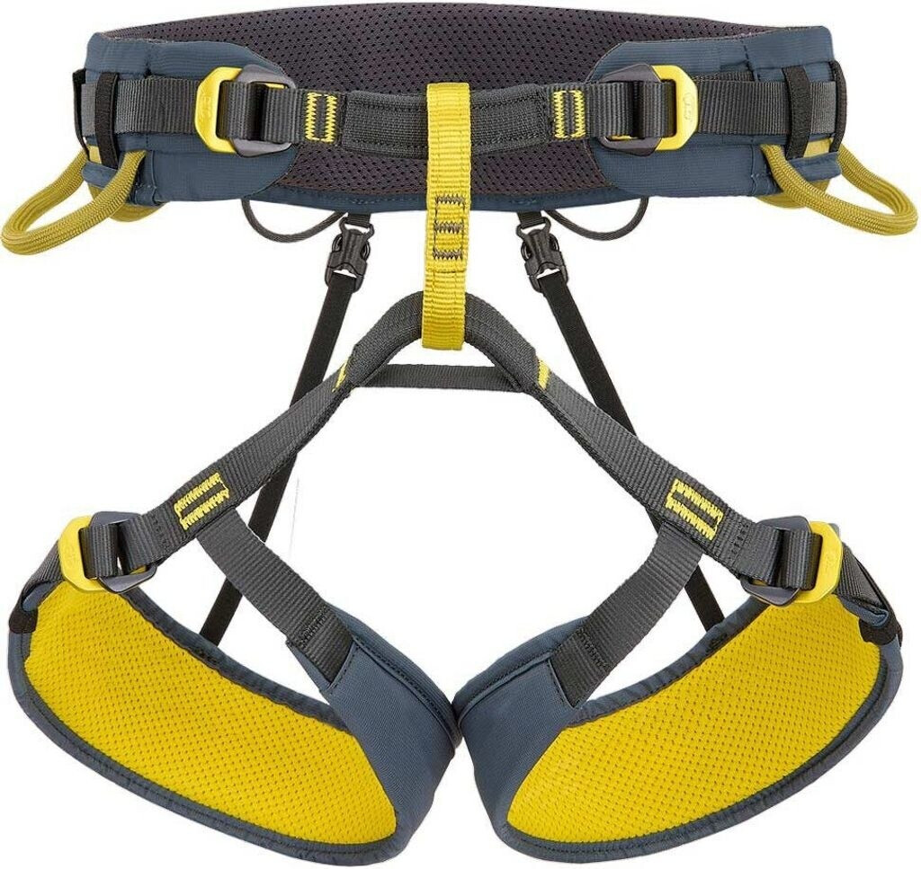 Climbing Technology Wall Harness Size L-XL (Anthracite/Mustard)