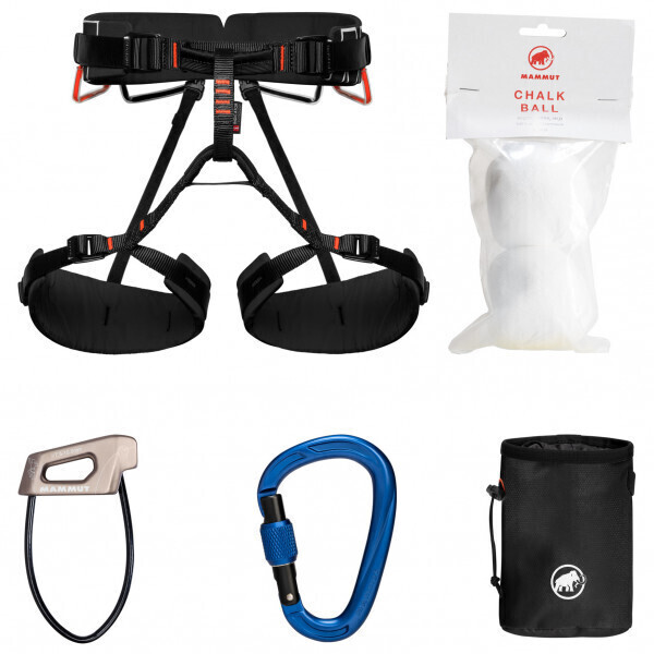 Mammut 4 Slide Climbing Package Size M-XL (Black)