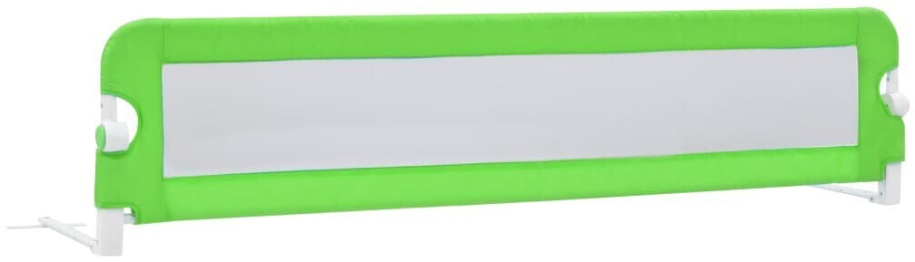vidaXL Barrière de sécurité de lit d'enfant 180 x 42 cm vert