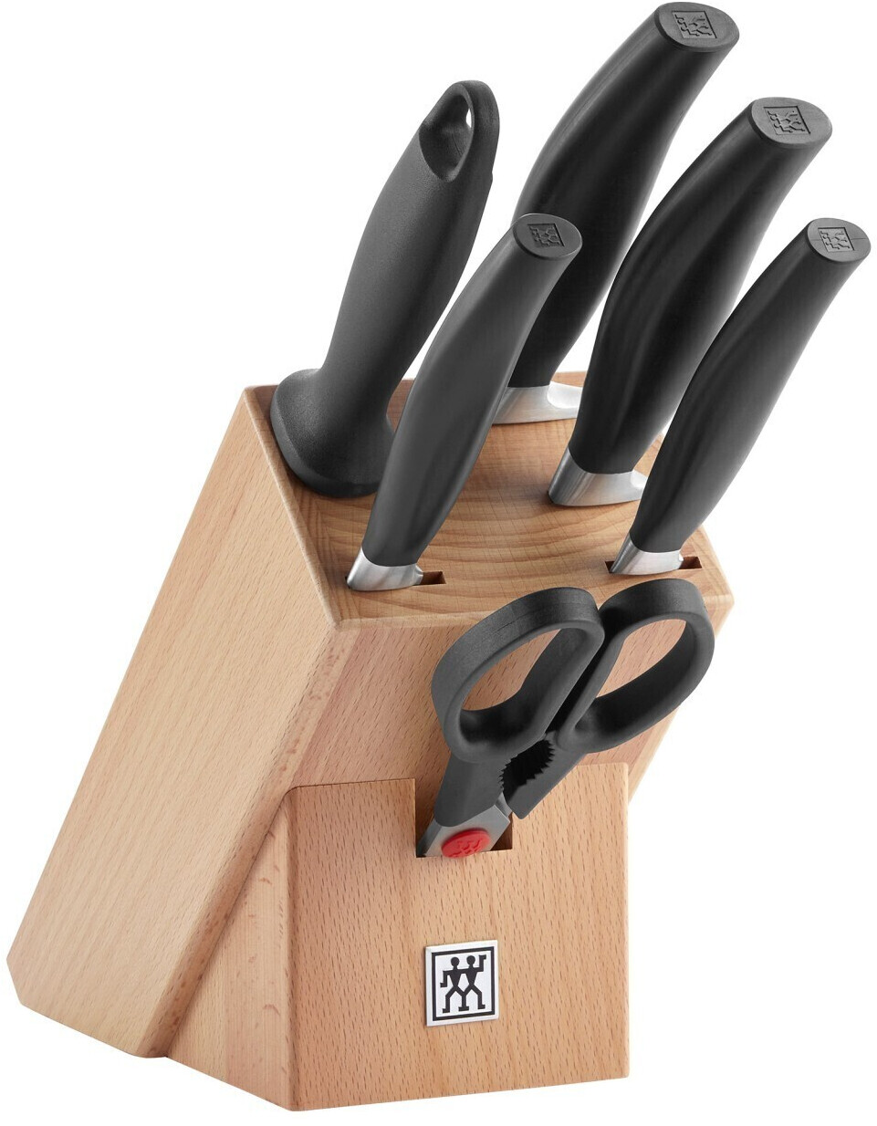 ZWILLING Five Star Messerblock schräg bestückt 7-teilig