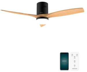 Cecotec Deckenventilator de EnergySilence Aero 5600 Aqua Black&White Connected de 40 W und 52