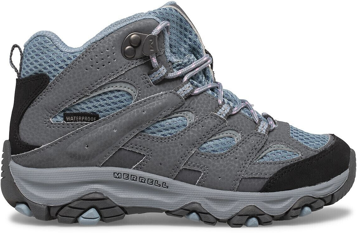 Merrell Moab 3 Mid Waterproof Kids blue/grey