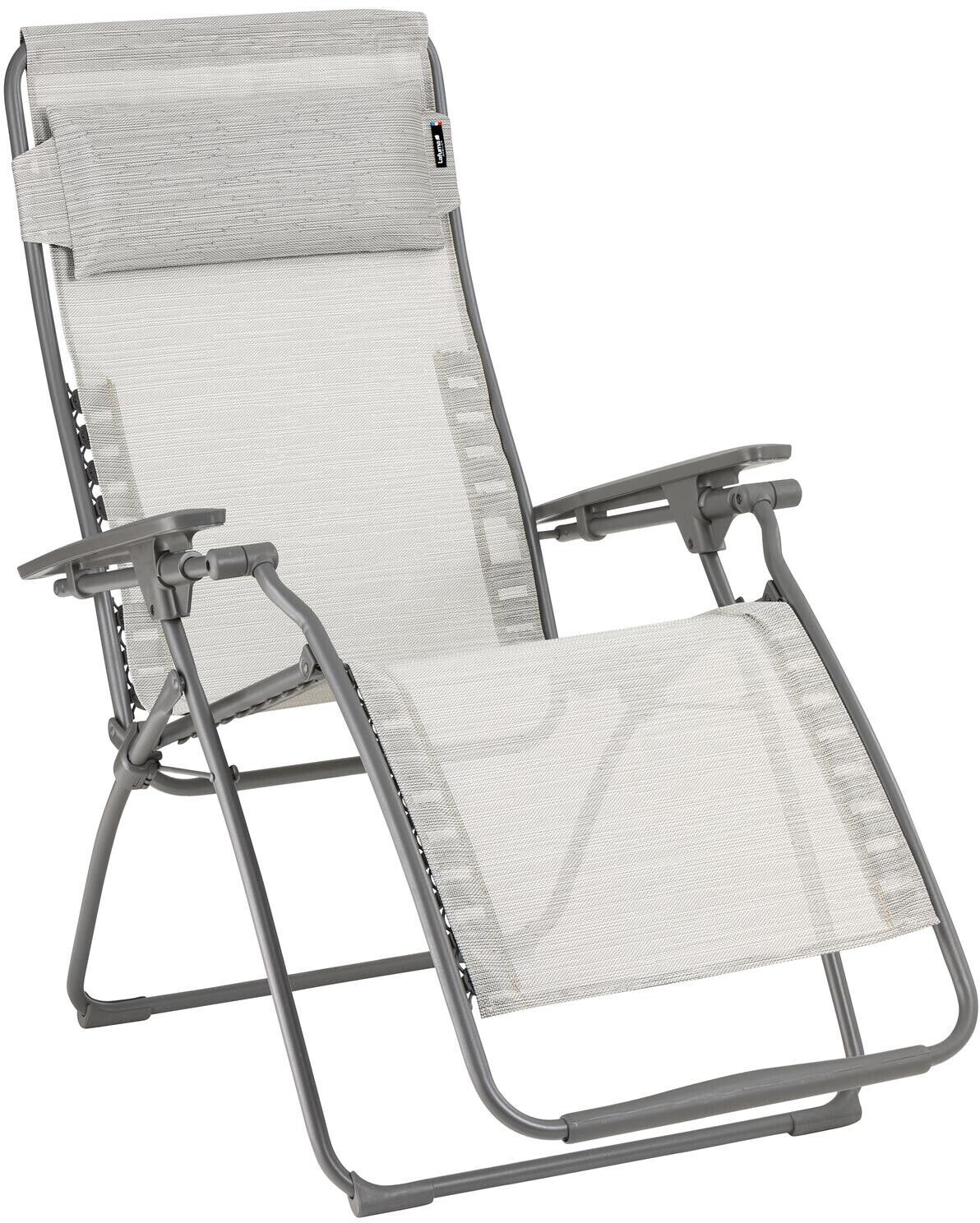 Lafuma Futura XL relaxation lounger steel/Batyline Duo natural (LFM 3116)