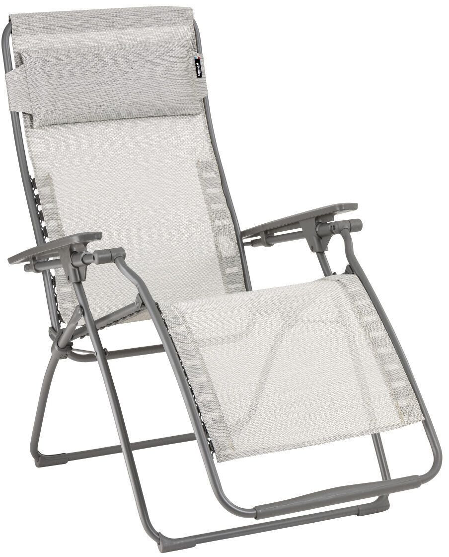 Lafuma Futura relaxation lounger steel/Batyline Duo nature (LFM3113.9714)