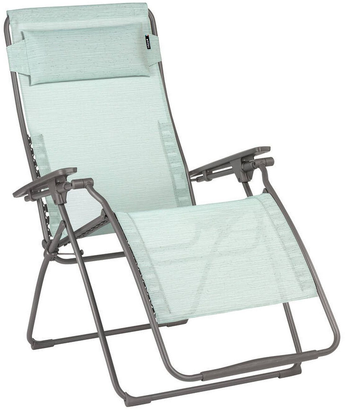 Lafuma Futura XL relaxation lounger steel/Batyline Duo blue (LFM 3116)