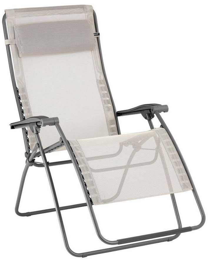 Lafuma RSXA Clip XL relaxation lounger steel/Batyline natural (LFM2040.9868)