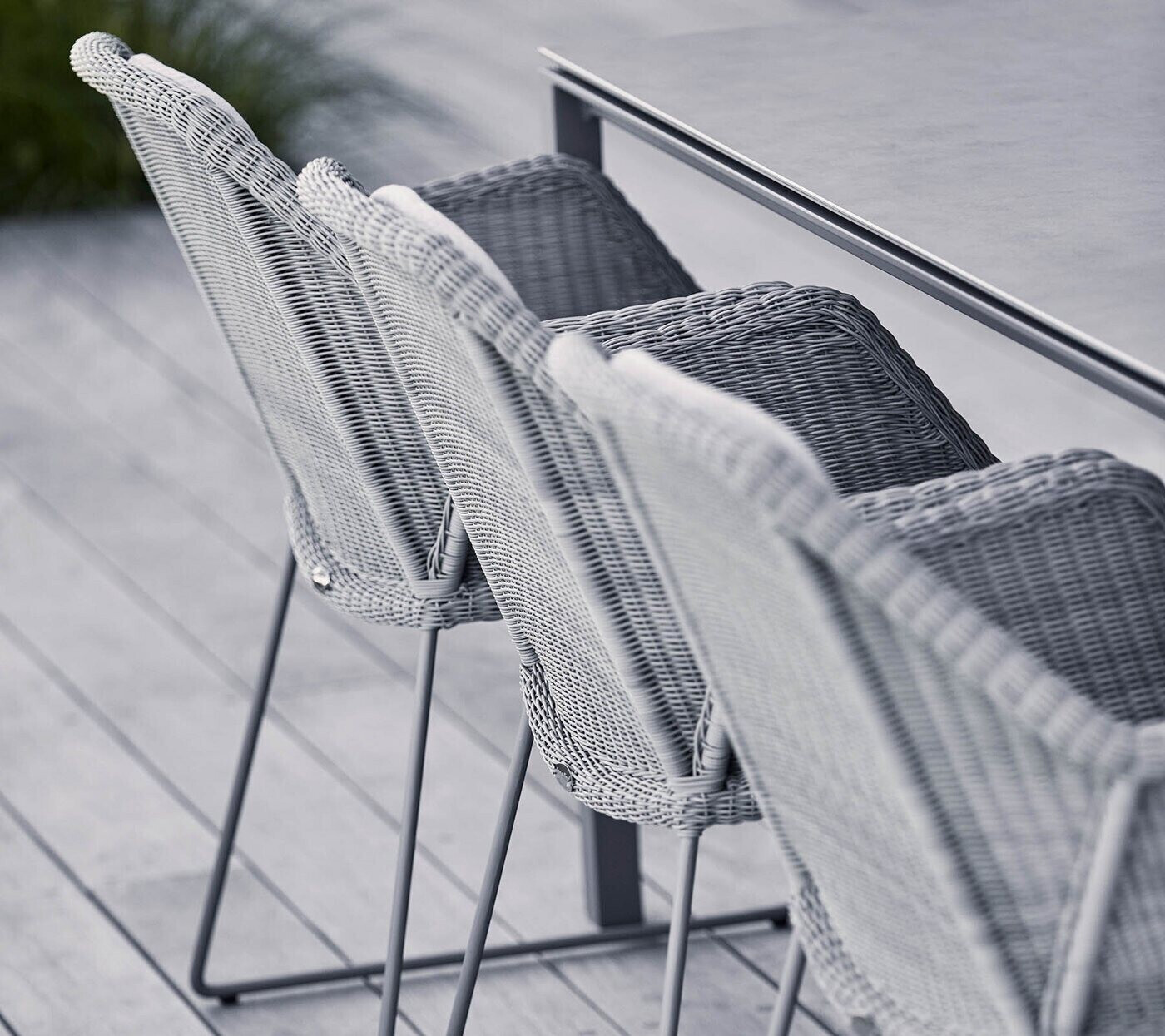 Caneline Breeze Gartenstuhl Stahl/Geflecht Weiß (5467LW) ab 481,50