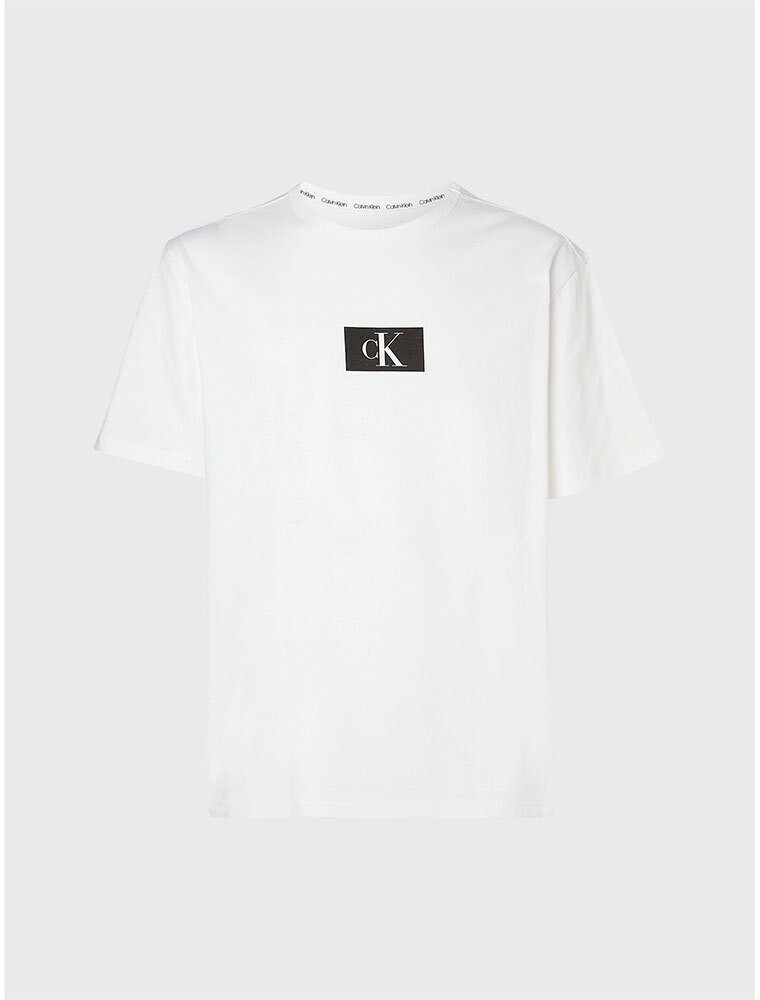 Calvin Klein Short Sleeve Crew Neck Base Layer (000NM2399E-100) white