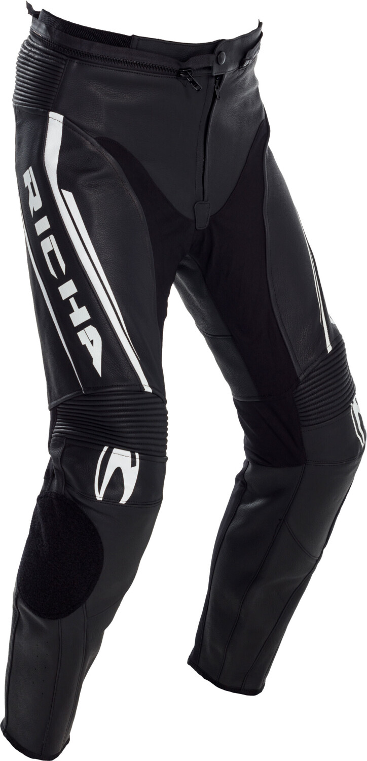 Richa Assen Leather Pants black/white