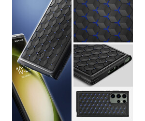 Spigen Rugged Armor Handyhülle Schutzhülle für Samsung Galaxy S23 Ultra  Mattschwarz 