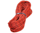 Corda per Arrampicata All'aperto Corda per Arrampicata Statica Diametro 10mm,  Corda di Nylon ad Alta Resistenza Della Treccia Della Corda di Sicurezza,  Escape Rope con 2 Moschettone, Lunghezza 20m