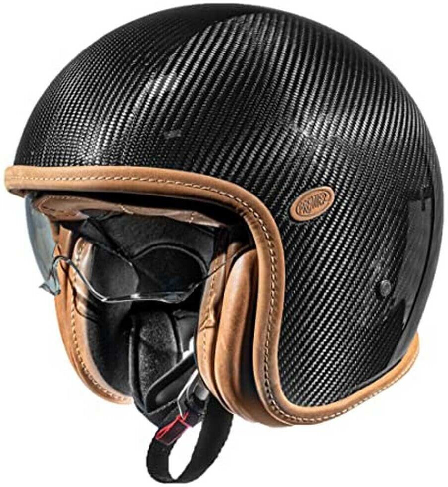 Premier Helmets 23 Vintageplatin Ed. Carbon 22.06 Open Face Helmet