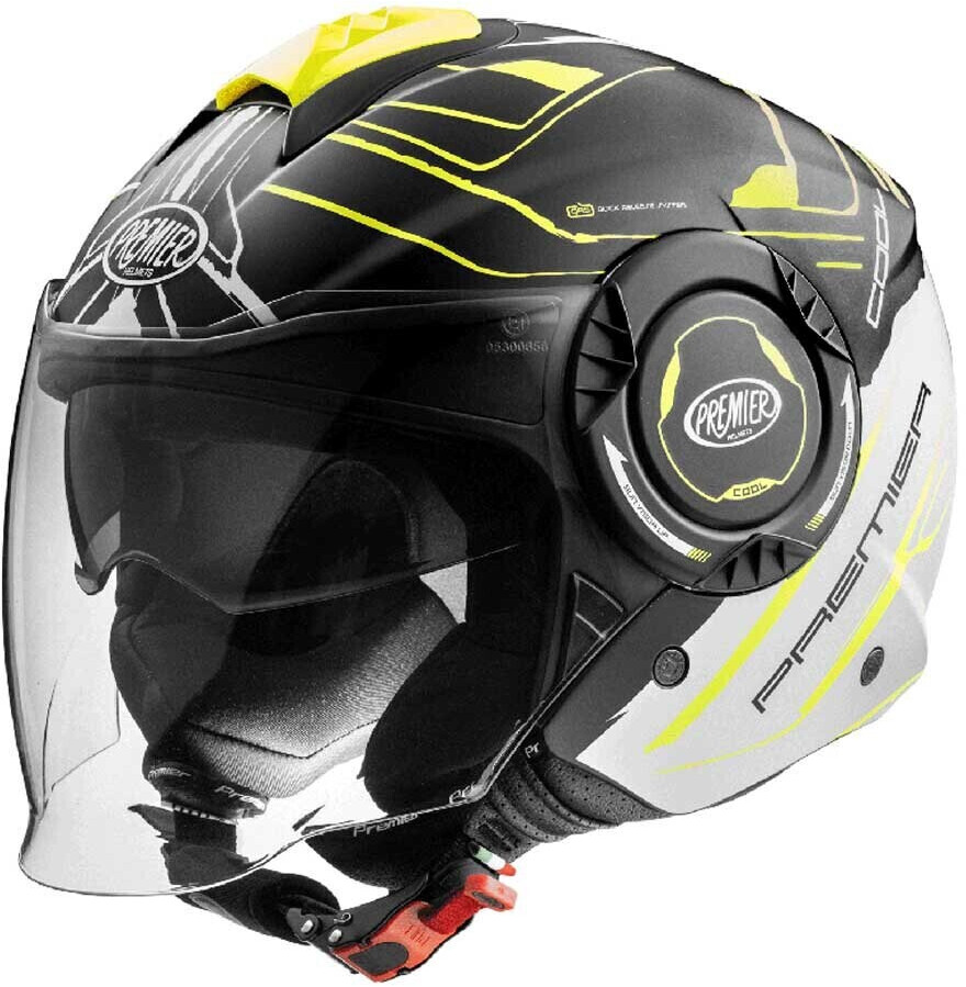 Premier Helmets Cool Evo Nt Y 8 Bm Open Face Helmet Black