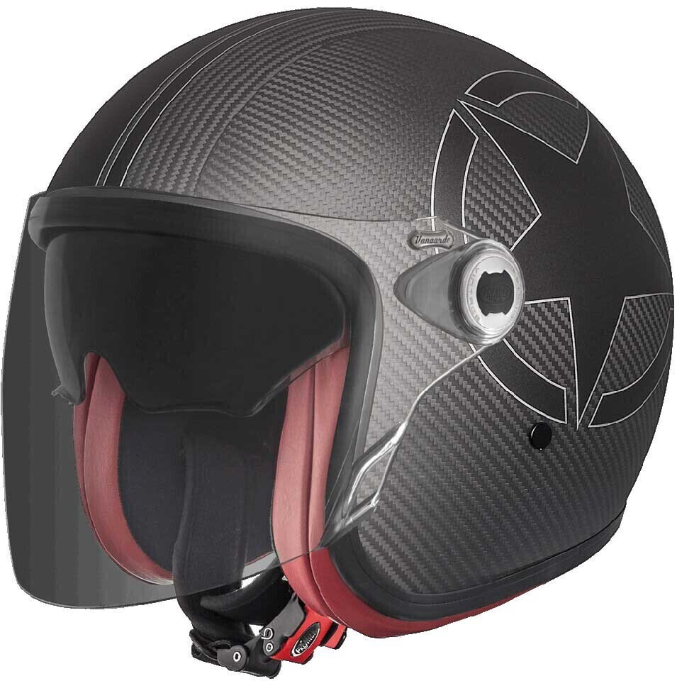 Premier Helmets Vangarde Star Bm Open Face Helmet Grey