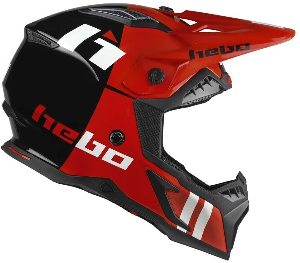 Hebo Heritage Motocross Helmet Red