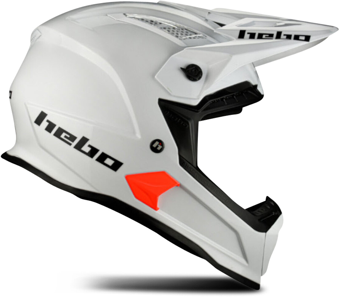 Hebo Hmx-p01 Stage Ii Motocross Helmet White