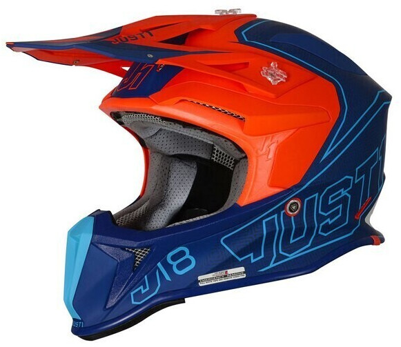 Just1 J32 Pro Verigo Motocross Helmet Red/Blue