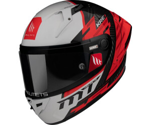 MT Helmets Casco Integral KRE+ Carbon Brush Blanco