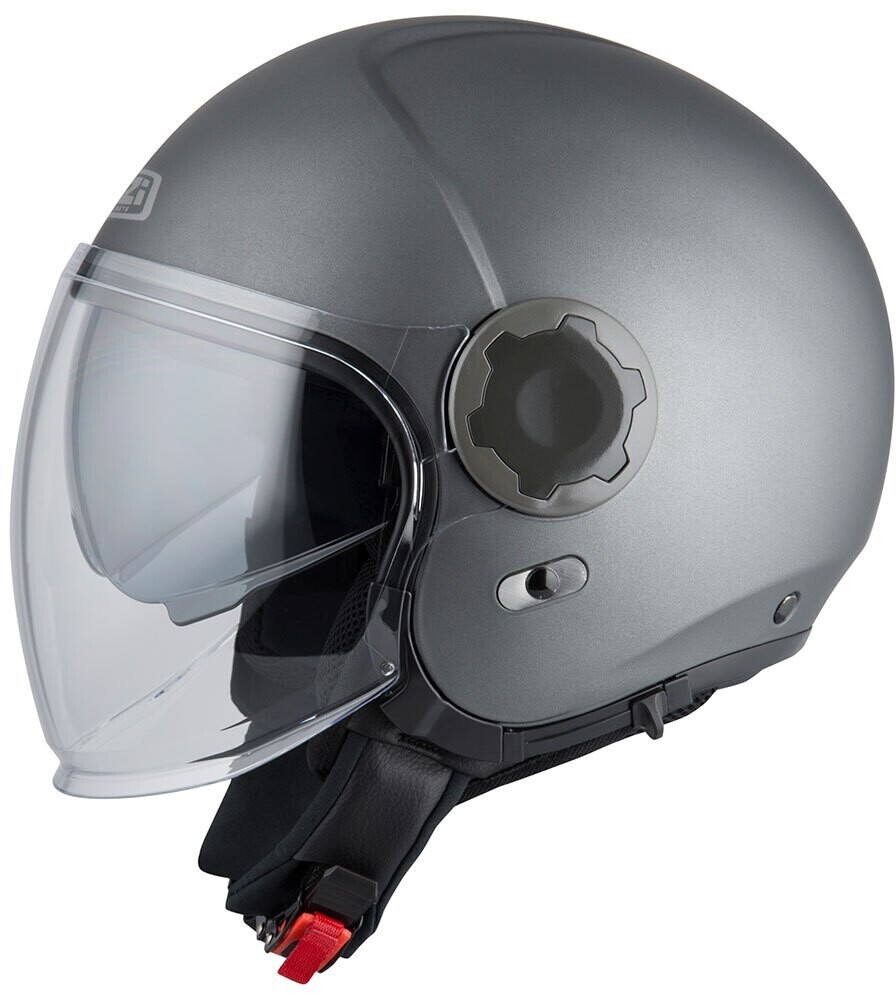 NZI Ringway Duo Open Face Helmet Grey