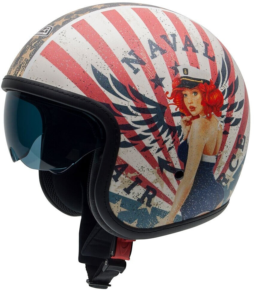 NZI Rolling 4 Sun Open Face Helmet multicolor